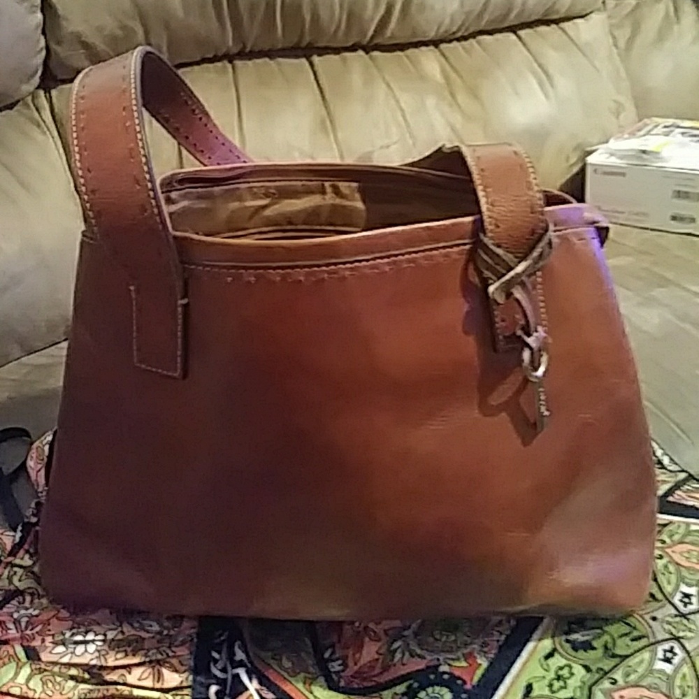 Fossil leather purse
